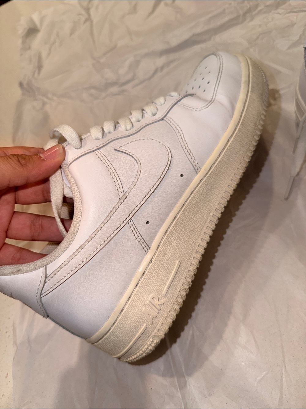 White Womens Air Force Ones